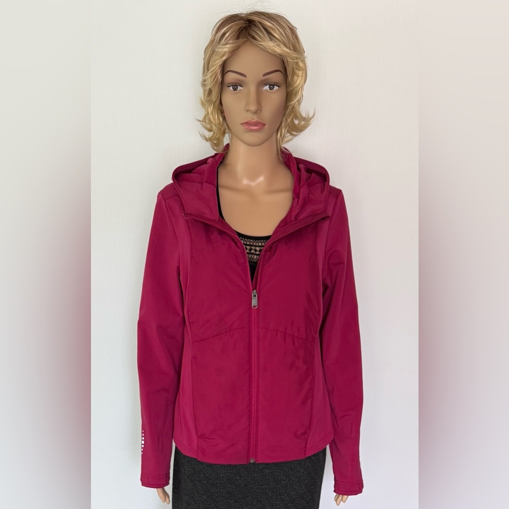 Tuff Athletics Women's Fleece Lined Jacket Magenta Colour Size Medium
